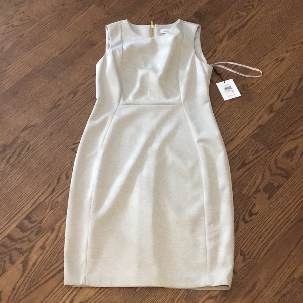 Calvin Klein Beige Dress - New with Tags